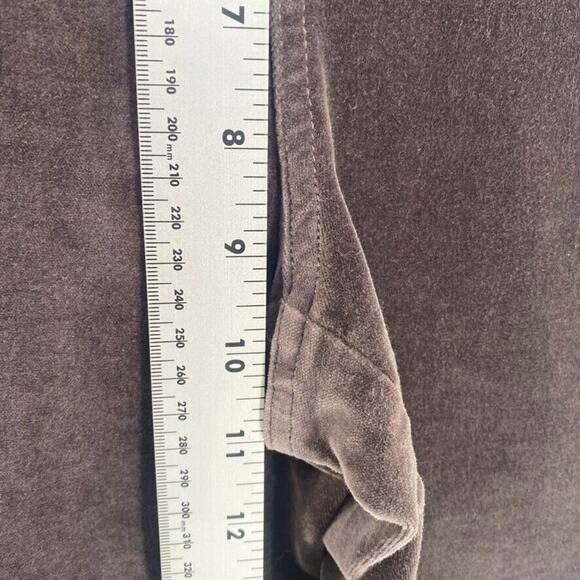 Sundance Velvet‎ Straight Leg Pants Womens Sz 30 Gray Floral Embroidered Cotton - Picture 9 of 14